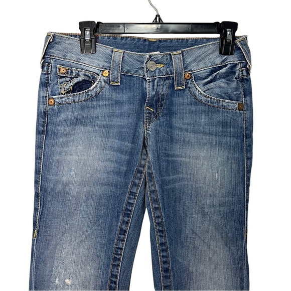True Religion Joey Mid-Rise Flare Jeans - Size 26 - Picture 2 of 5
